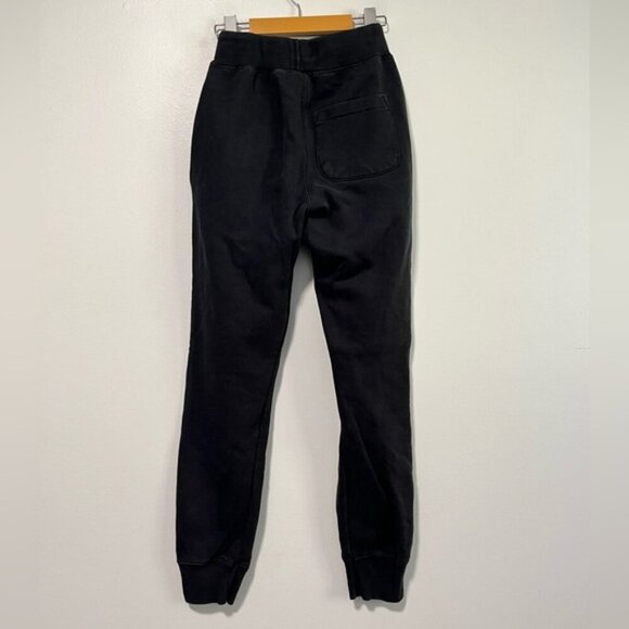 Champion Reverse Weave Joggers Women’s Small Black Fleece Sweatpants - Picture 9 of 11